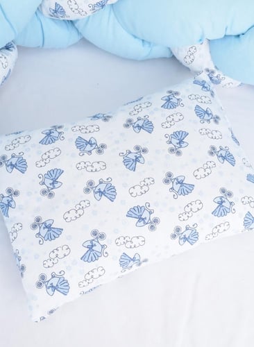 حواجز سرير اطفال حلزون مع مفرش ومخدات مكون من 6 قط...