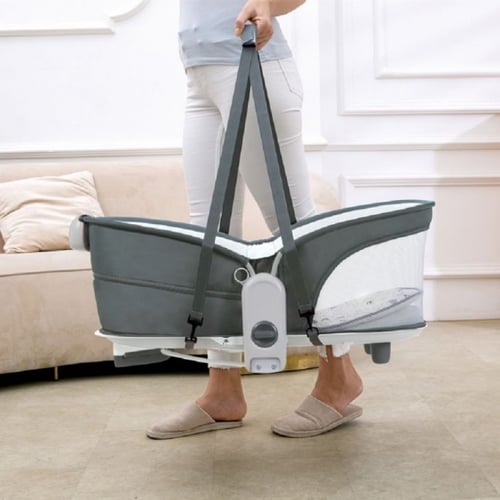 سرير هزاز فاخر 6 في 1 متعدد الوظائف للاطفال من عمر...