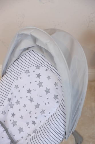 مقعد هزاز متعدد الوظائف للاطفال - رمادي