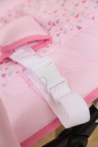 مقعد هزاز متعدد الوظائف للاطفال - وردي