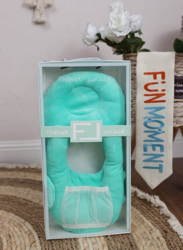 وسادة رضاعة 2×1 الذاتية لتغذية الاطفال لون تيفاني
