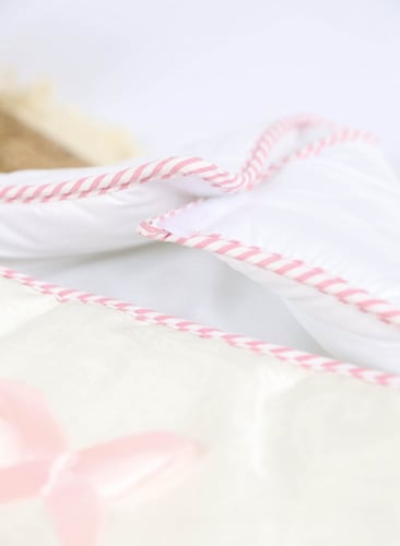 مدس مواليد لحديثي الولادة مع سحاب جانبي-لون سماوي