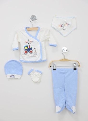 Baby gift set consisting of 5 pieces