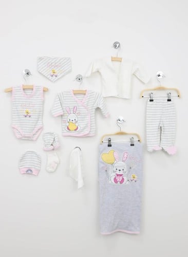 طقم هدية مواليد مكون من 10 قطع