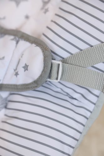 مقعد هزاز متعدد الوظائف للاطفال - رمادي