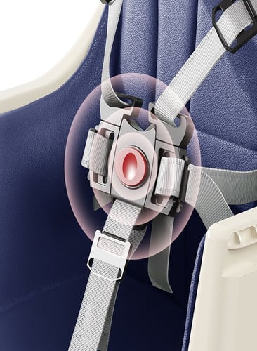 كرسي أطفال مرتفع قابل للحمل وخفيف الوزن وقابل للتع...