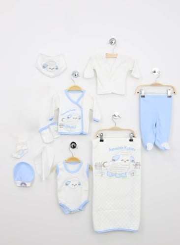 طقم هدية مواليد مكون من 10 قطع