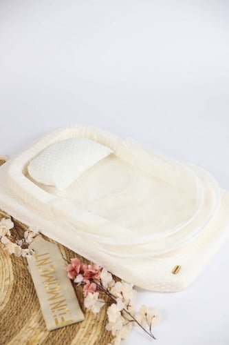 مفرش ناموسية اسفنج لحديثي الولادة فائق النعومة وجي...