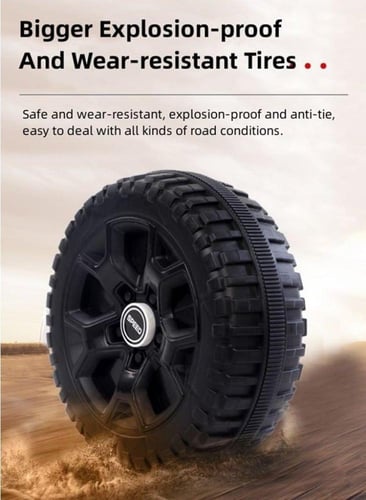 سيارة ركوب للأطفال كهربائية بمقعدين مع ريموت للتحك...