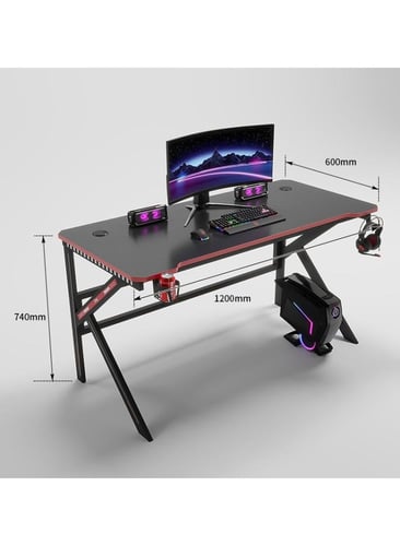 طاولة كمبيوتر للألعاب 120×60سم