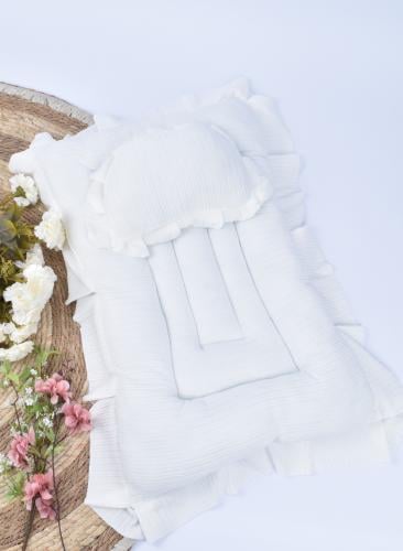 مفرش مواليد مع وسادة