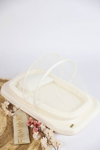 مفرش ناموسية اسفنج لحديثي الولادة فائق النعومة وجي...