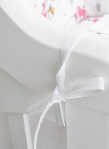 حواجز سرير مع مفرش مكون من 4 قطع