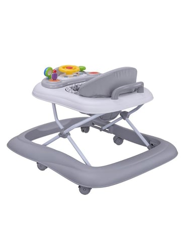 مشاية أطفال قابل للطي بمقعد ناعم مبطن