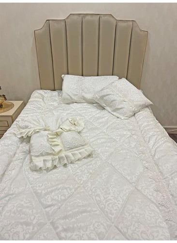 طقم مفرش نفاس مع سرير البيبي سلة موسى شامل القاعده