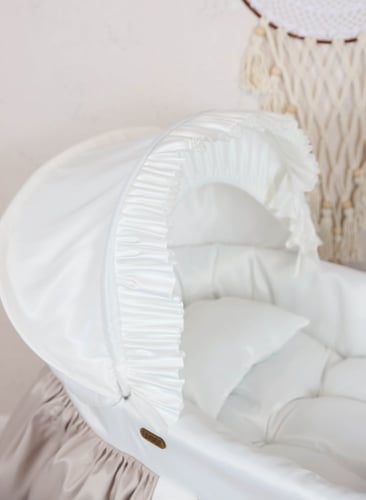 مهد مواليد سلة موسى للاطفال مع ناموسية مع حامل بعج...