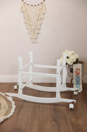 مهد مواليد (سلة موسى) + قاعدة ابيض