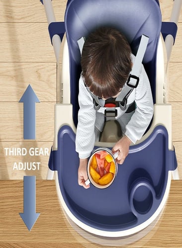 كرسي أطفال مرتفع قابل للحمل وخفيف الوزن وقابل للتع...