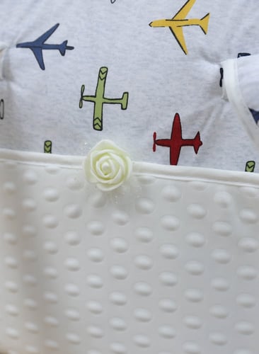 مدس مواليد لحديثي الولادة من قطعتين خامة تركية بتص...