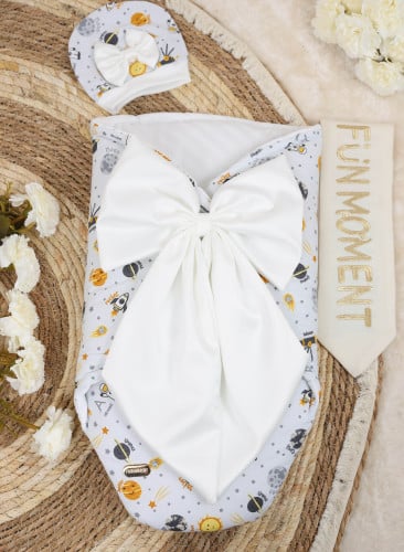 مدس مواليد لحديثي الولادة من قطعتين خامة تركية بتص...