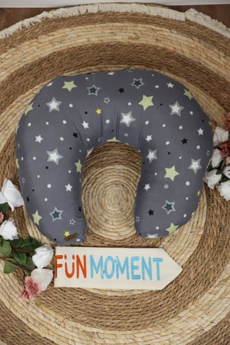 وسادة على شكل حرف U مع غطاء رضاعة مريحة وجيدة الته...