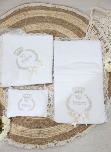 بطانية ومدس مواليد مع مخدة