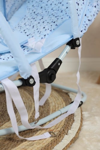 مقعد هزاز متعدد الوظائف للاطفال - ازرق