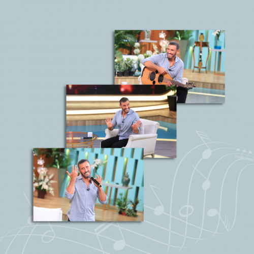 صور كاظم الساهر - مجموعة لقاء كاظم في برنامج معكم...