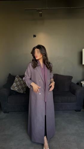 بليزر قماش لينن درجه بنفسج