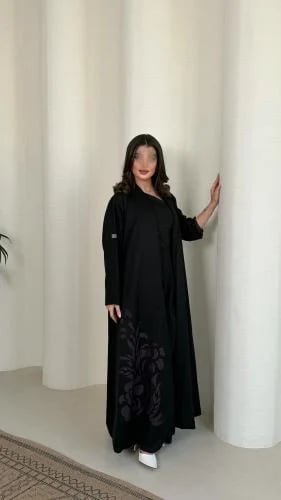 عباية بليزر وردة