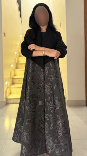 عبايه كتان جاكار