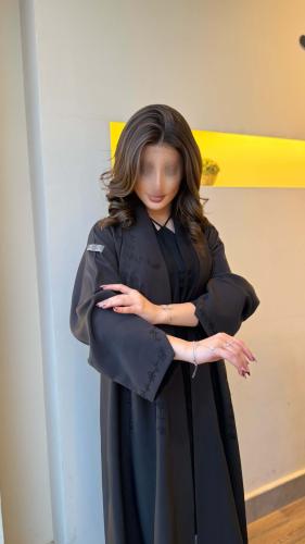عبايه تطريز هاري مع كرستال