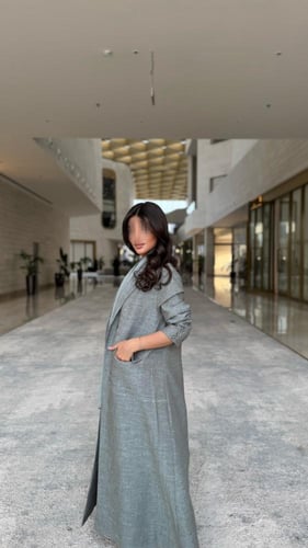 بليزر قماش لينن تيفاني