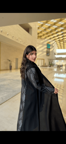 عبايه حور اوجنزا رصاصي