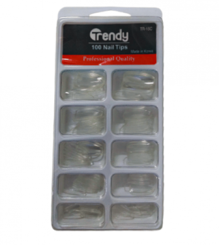 اظافر ترندي كوري شفاف