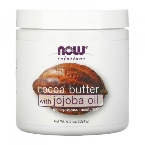 NOW Foods‏, Solutions زبدة الكاكاو مع زيت الجوجوبا...