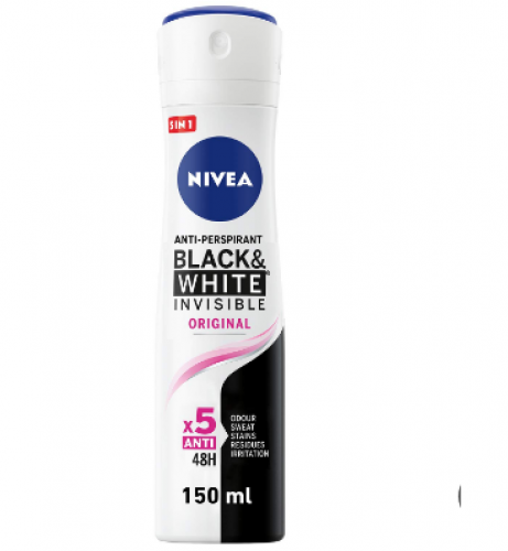 مزيل عرق بخاخ نيفيا بلاك اند وايت