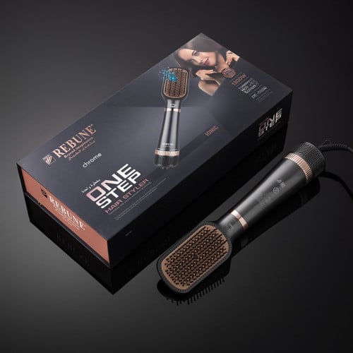 استشوار فرشة ريبون 2 في 1 بالايونات - لون اسود