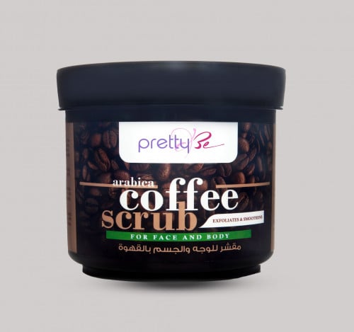 Briti Bee - Face and body scrub with Arabica coffee extract - Exfoliates and softens - 550 ml
