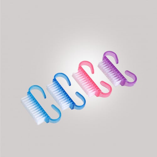 Nail scrubbing and cleaning brush