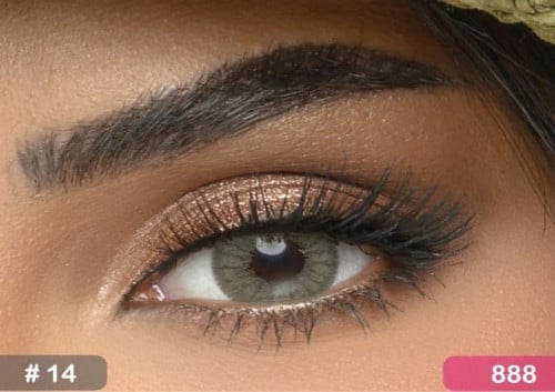 Cinderella Eyes- Natural Green 14