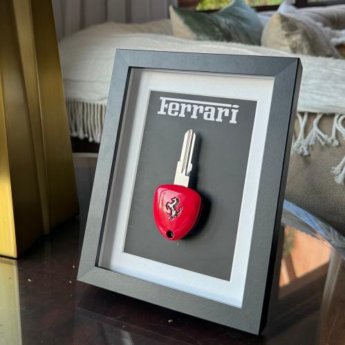 Framed Ferrari Key (2)