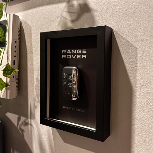 Framed Range Rover Key