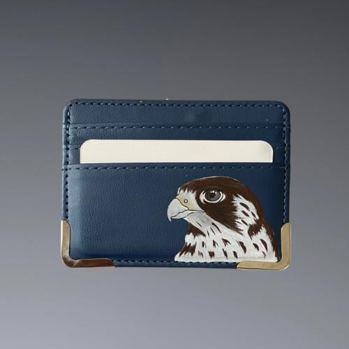 رسمة صقر card holder dark blue