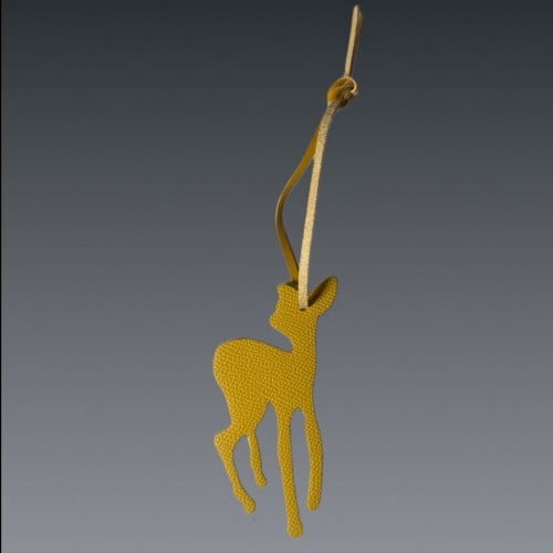 تعليقة غزالة - لون اصفر