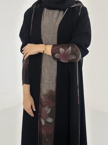 فستان من الشيفون المبطن