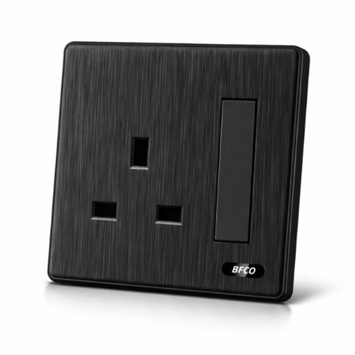 فيش 13 أمبير + مفتاح مفرد بريشد ماركة بفكو