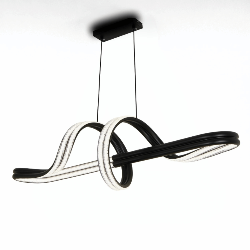 نجف ليد خطي حلزوني مودرن أسود م/101231-1BK ماركة ب...