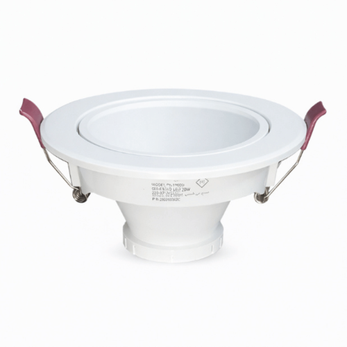 اطار مانع توهج بلاستيك دائري لمبة واحدة GU5.3 م/ B...