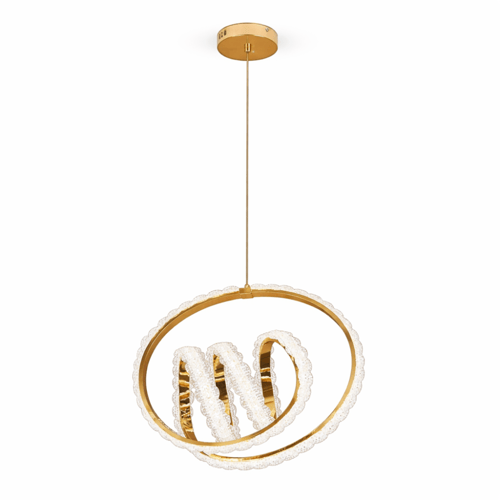 نجف ليد دائري مودرن ذهبي م/10147-1GD ماركة بفكو